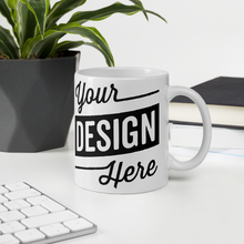 Load image into Gallery viewer, Personalized Ceramic Mug with Text, Picture, Logo