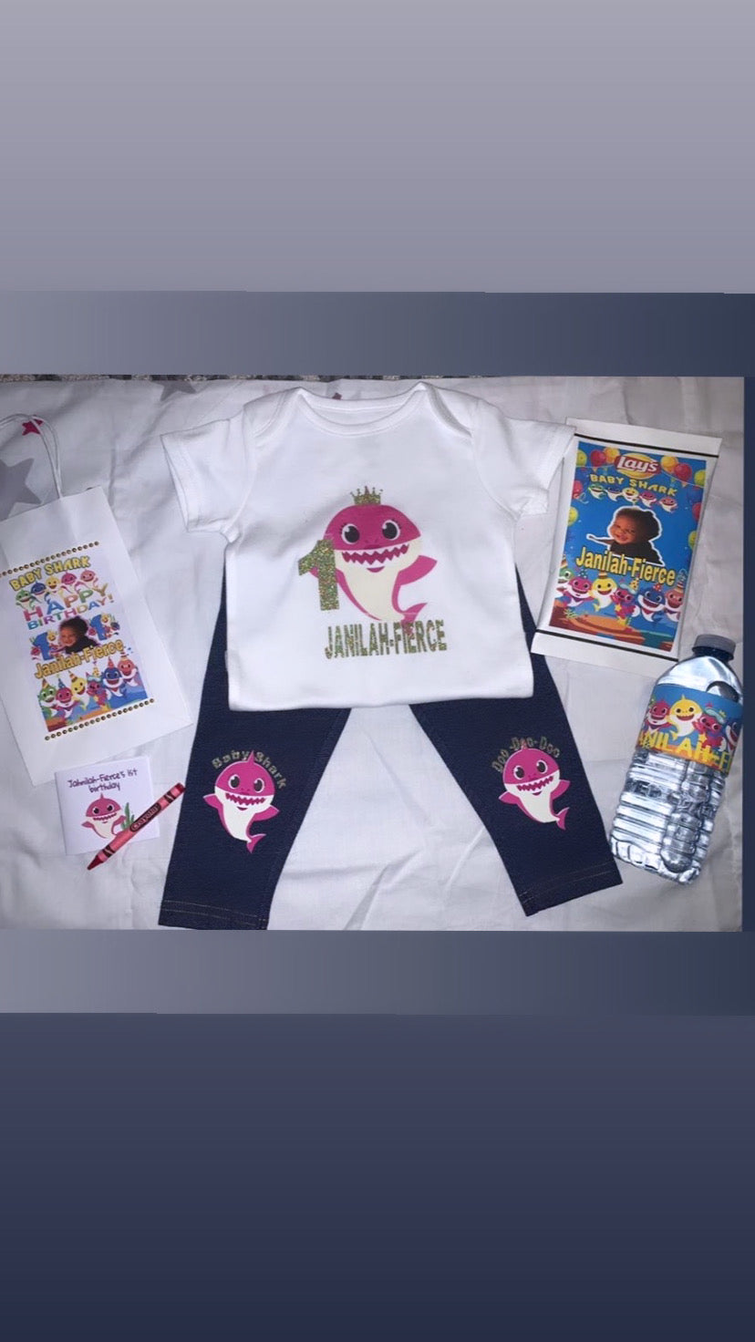 Infant Custom Birthday Set